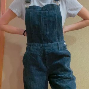 Forever 21 blue corduroy overalls